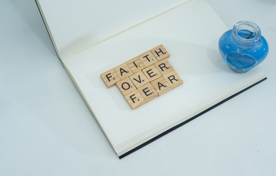 person overcoming fear