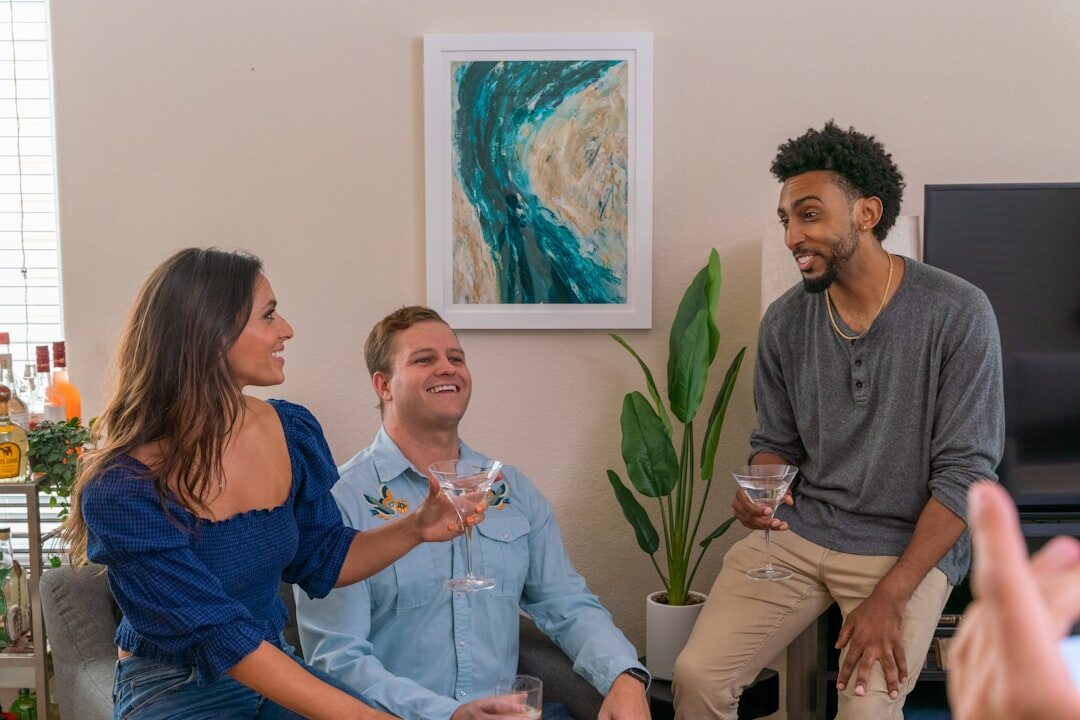 friends talking intimately