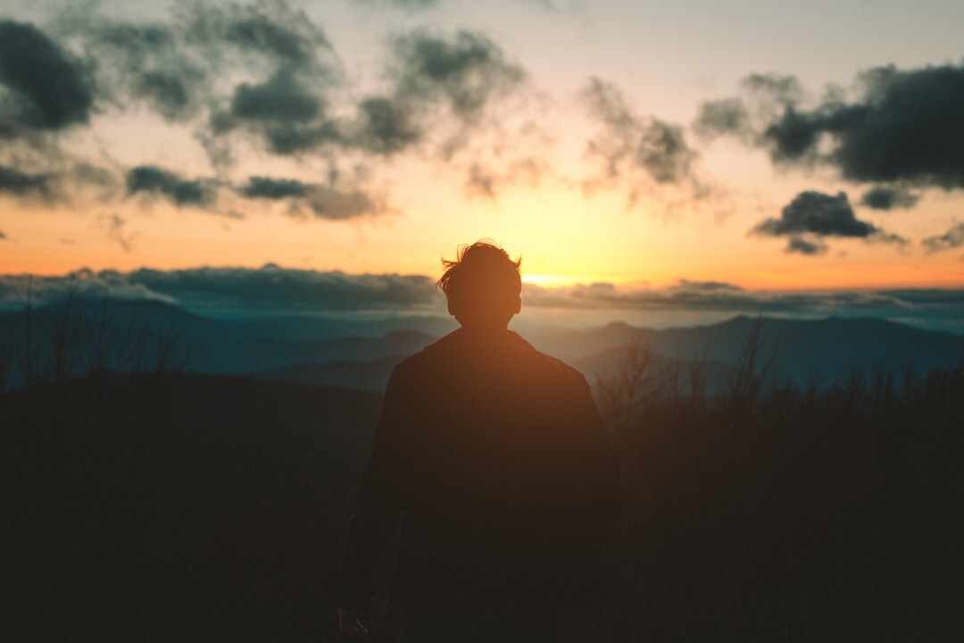 person reflecting on life